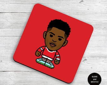 Marcus Rashford Coaster, Manchester United Gift Idea