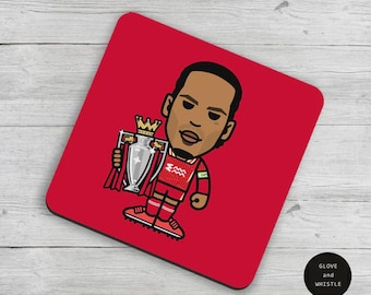 Virgil Van Dijk Liverpool Football Coaster: Exclusive Design