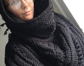 Crochet Hooded Scarfs (made to order)