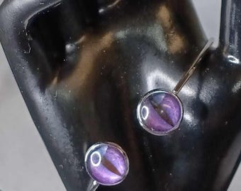 Handgemachter Silber Evil Eye Manschetten Armreif: Verstellbarer Edelstein Armreif