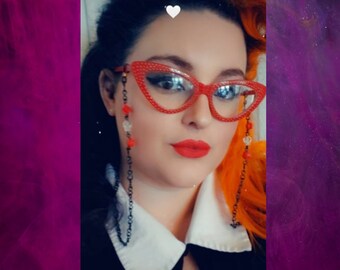 Gothic Eyeglass Holder Sunglasses Chain 