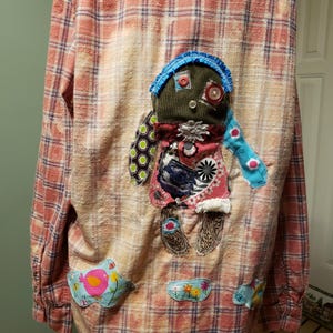 upcycled tunic women&#39;s size xl