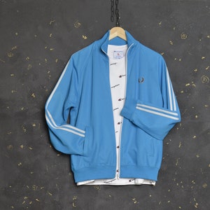 Fred perry brentham jacket sky blue online