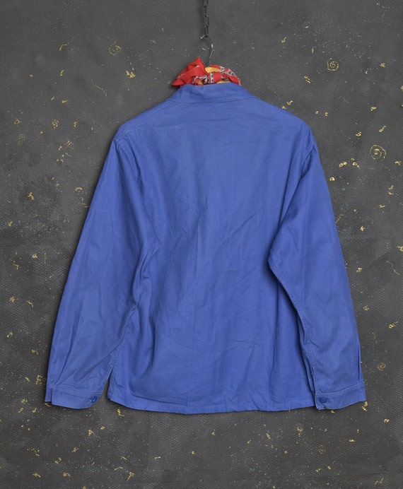 Vintage French Work Jacket Large Men France Workwear … - Gem
