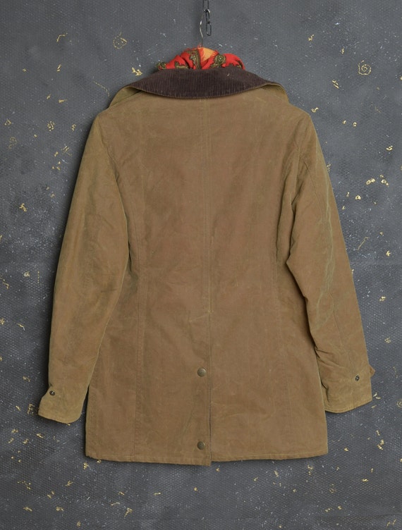 Vintage Outwear Women Waxed Cotton Jacket S Shoot… - image 6