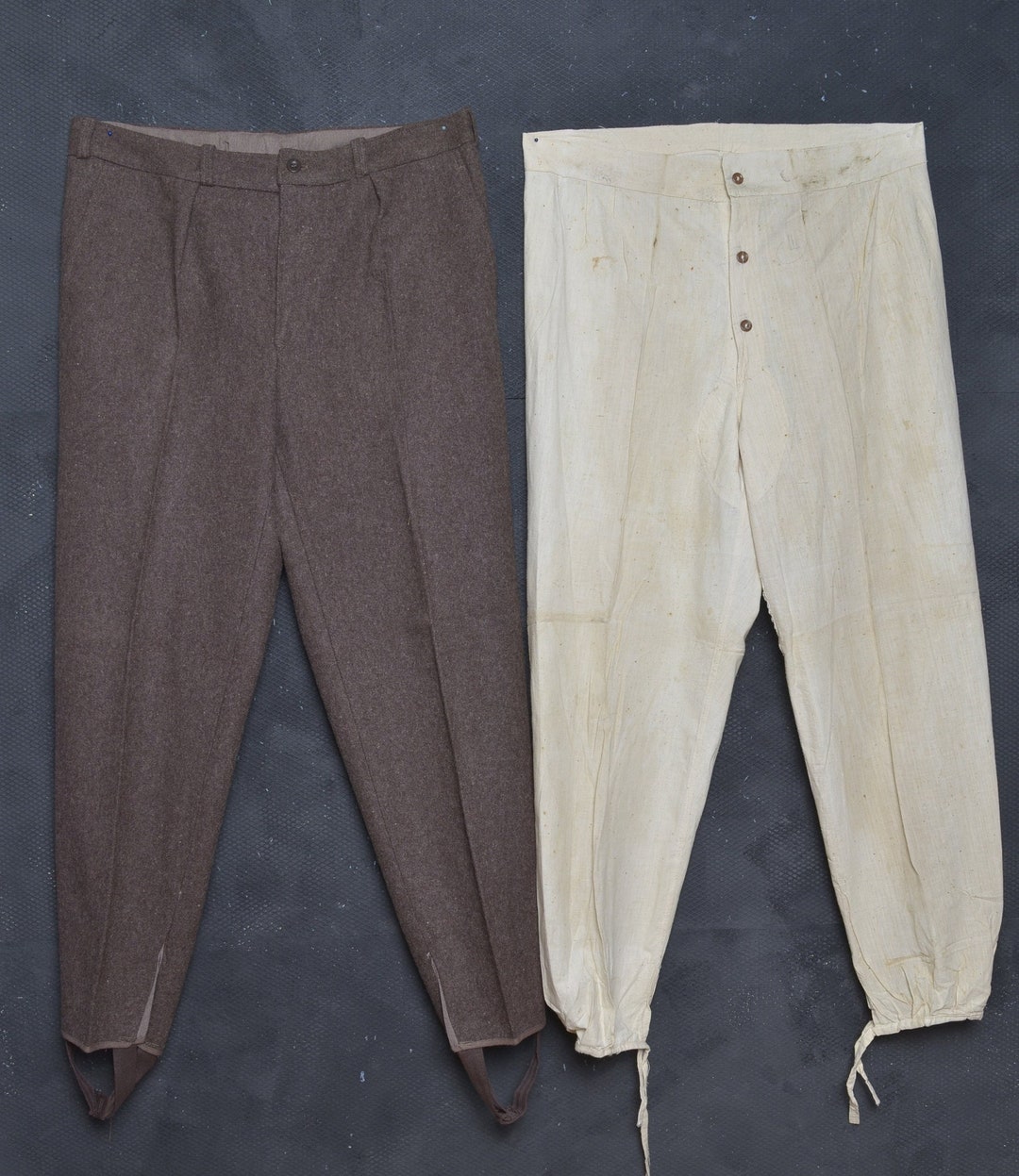Vintage Workwear Wool Pant Long Johns Pant W35 Military Army Underwear