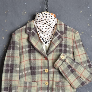 【Vivienne Westwood】Harris Tweed wool tartan ベレー帽 Vintage 90s VIVIENNE WESTWOOD X Harris Tweed FW 1995 Hand