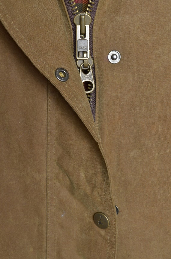 Vintage Outwear Women Waxed Cotton Jacket S Shoot… - image 5