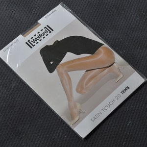 Wolford Shiny Sheer Tights in White & Silver