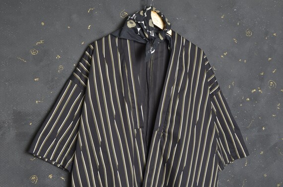 Vintage Japanese Kimono Robe Haori Noragi Jacket … - image 5