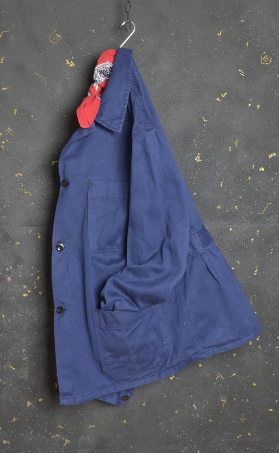 Vintage Workwear Jacket M Pit 21" Men France Chor… - image 9