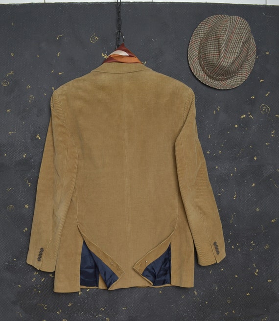 Vintage Menswear Brown Corduroy Blazer Jacket Men… - image 5