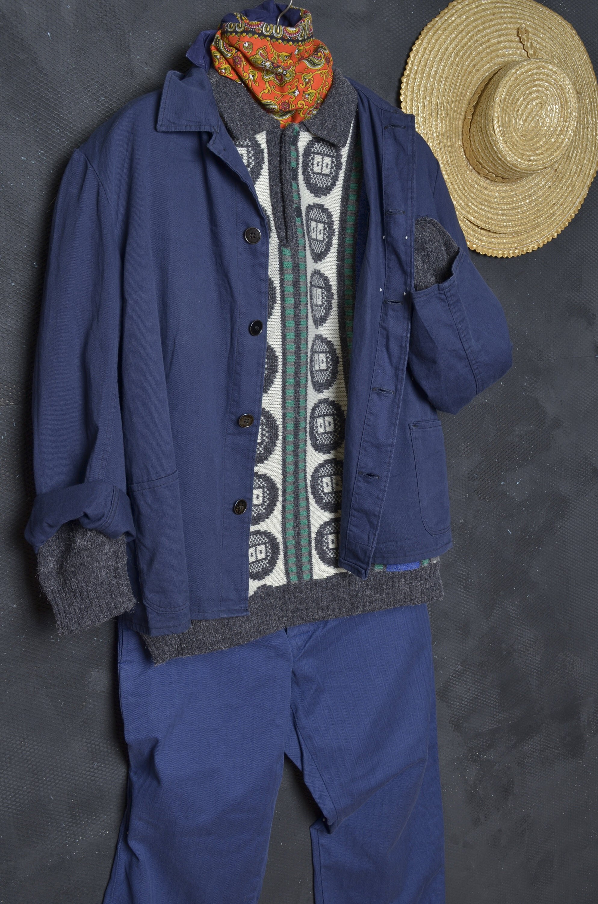 WORKWEAR OVERSHIRT IN BOUQUET CAMEO PRINTED COTTON