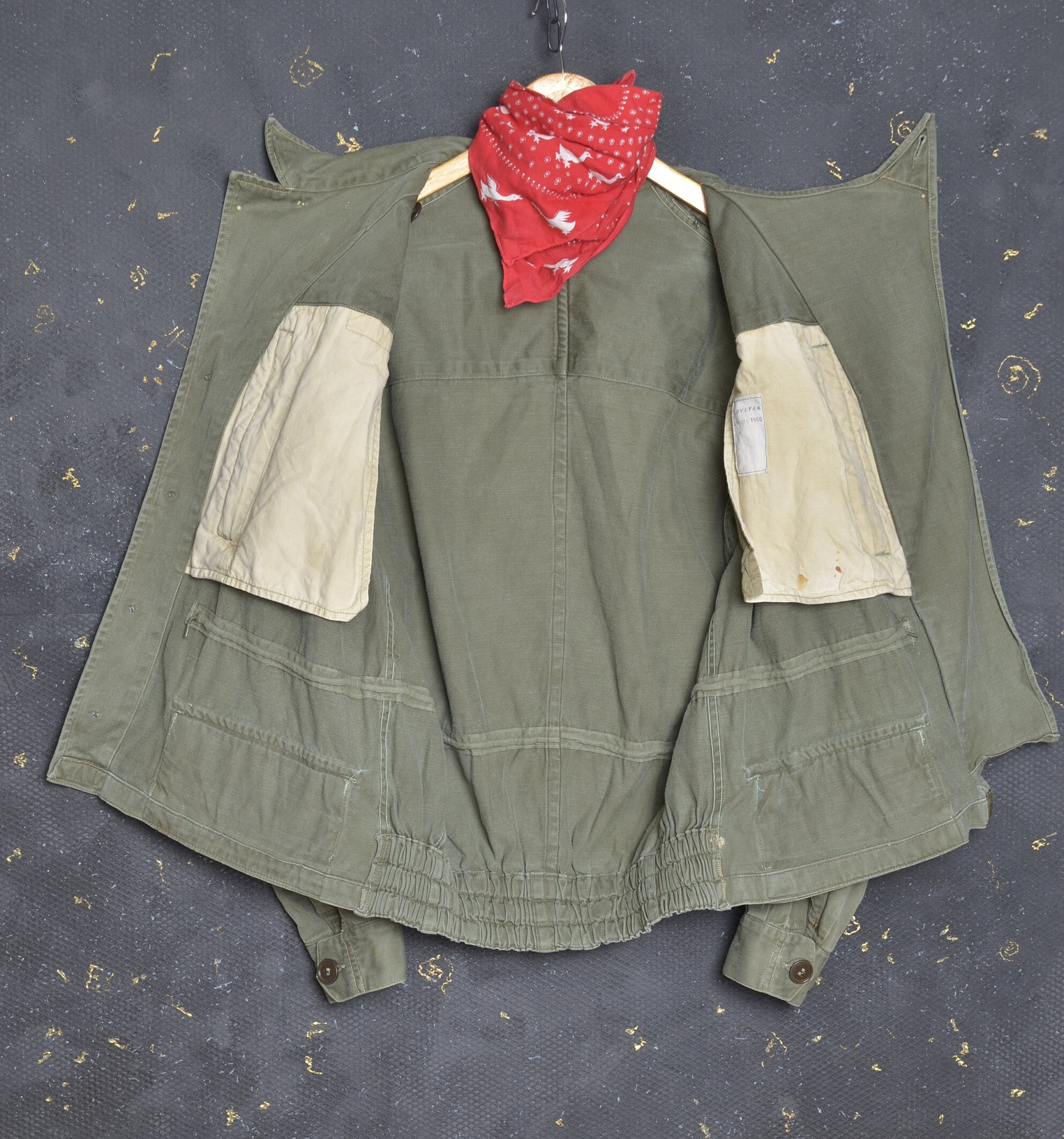 Vintage 60's French Army Jacket Military Coat Khaki Jacket Etsy