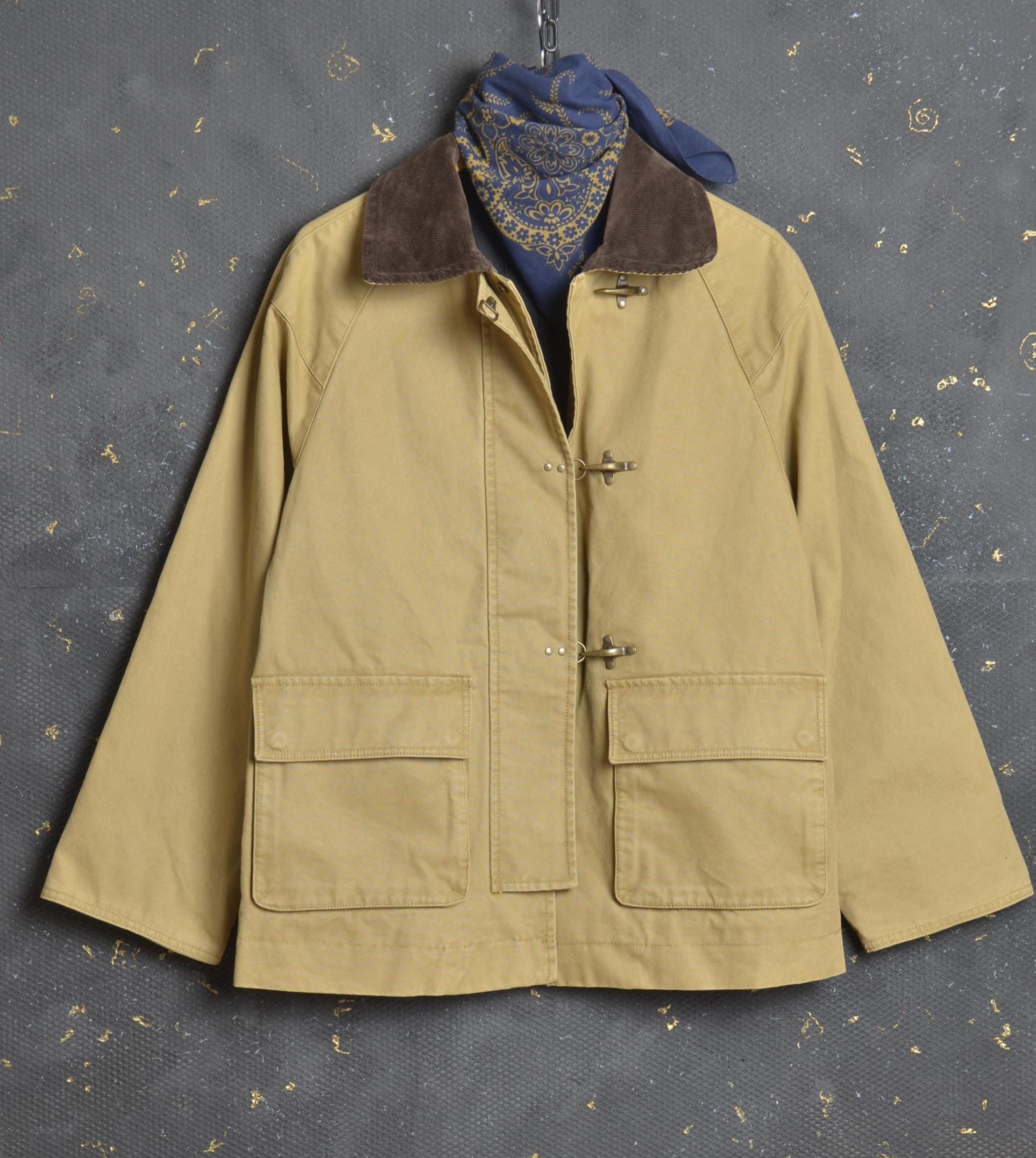 ジャケット・アウター 80s US ARMY fireman cotton jacket yellow VINTAGE US ARMY MILITARY FIREMAN COAT JACKET WITH LINER 1990