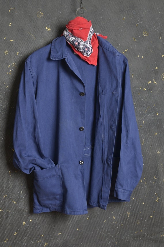 Vintage Workwear Jacket M Pit 21" Men France Chor… - image 2