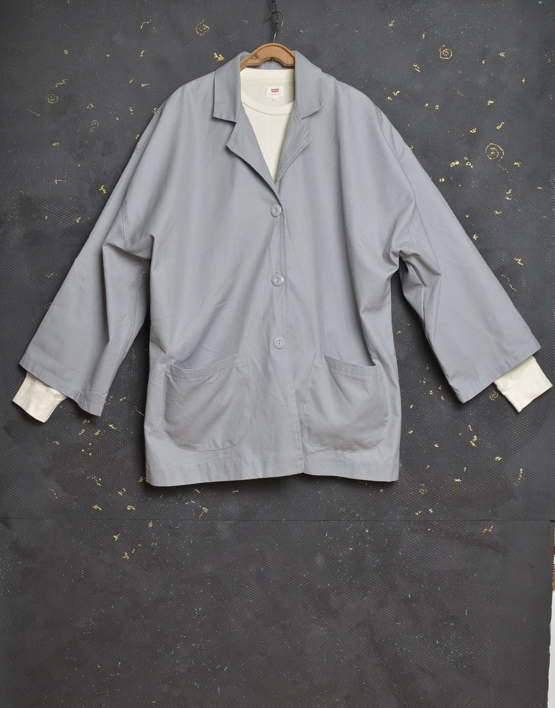 Vintage Outwear Kimono Robe Haori Noragi Jacket Coat XL Women Chore ...