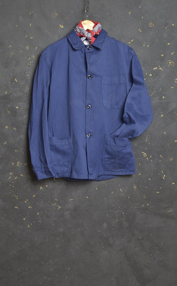 Vintage Workwear Jacket M Pit 21" Men France Chor… - image 10
