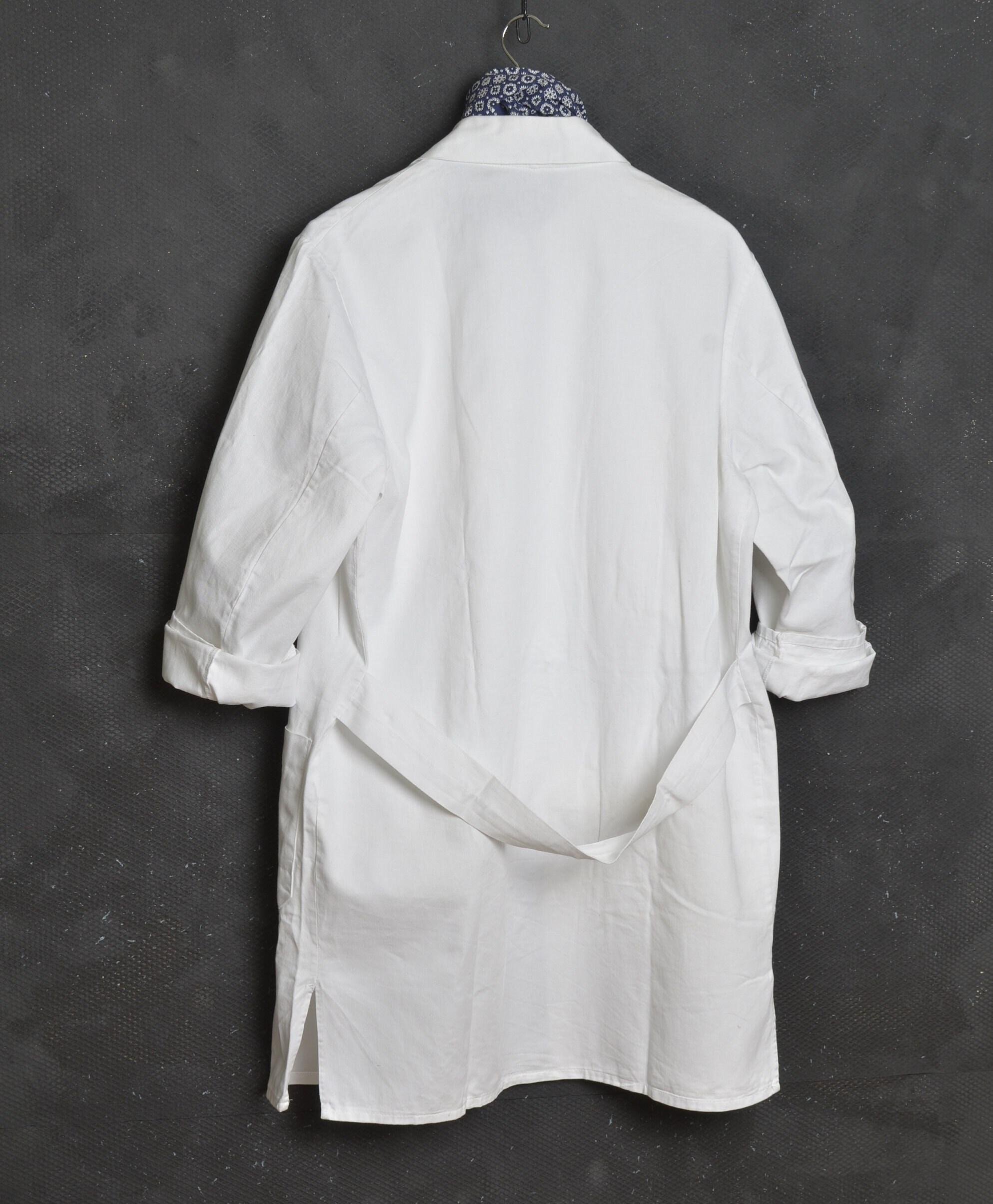 VINTAGE Work Porter Coat L White Workwear BMW Lab Coat Duster - Etsy