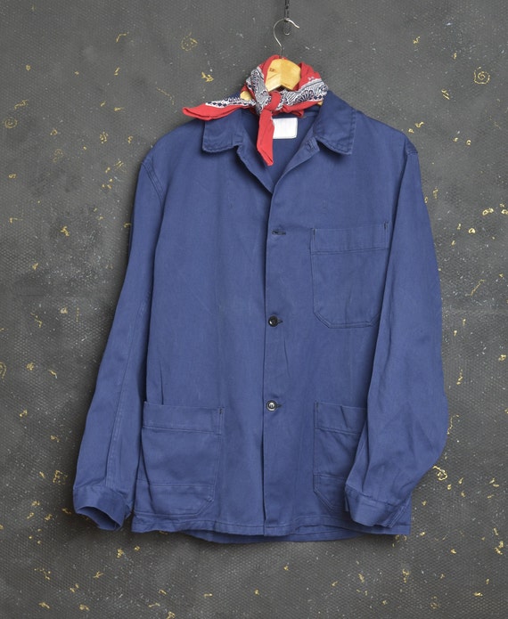 Vintage Workwear Jacket M Pit 21" Men France Chor… - image 5