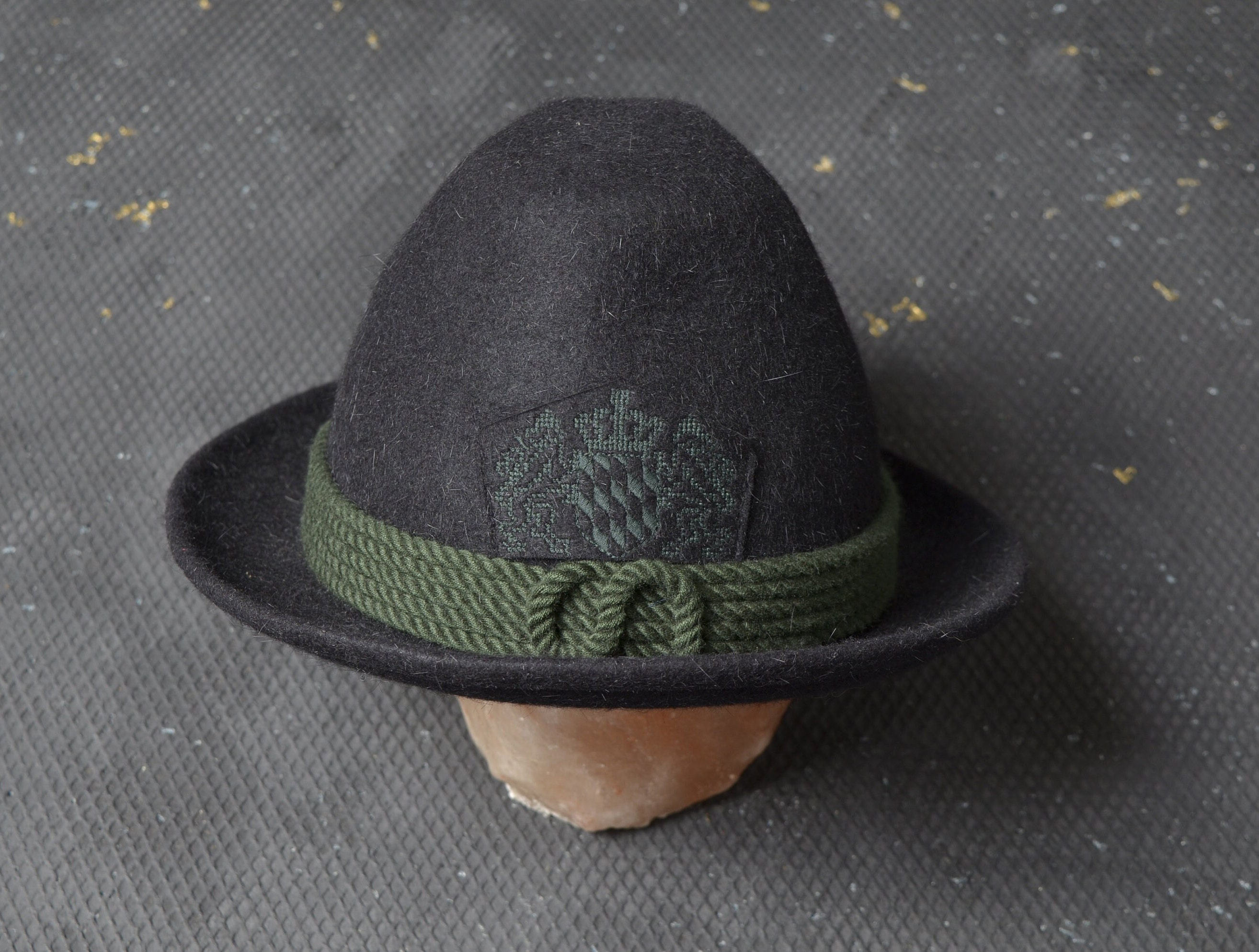 Vintage Men's Black Wool Fedora Hat Country Hunting Etsy