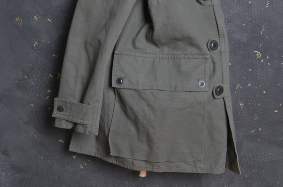 Vintage Nudie Jeans Coat M Men SWEDISH ARMY Work … - image 8