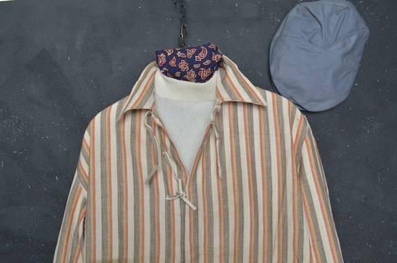 Vintage 50's Work Jacket M Men Chore Coat French … - image 9