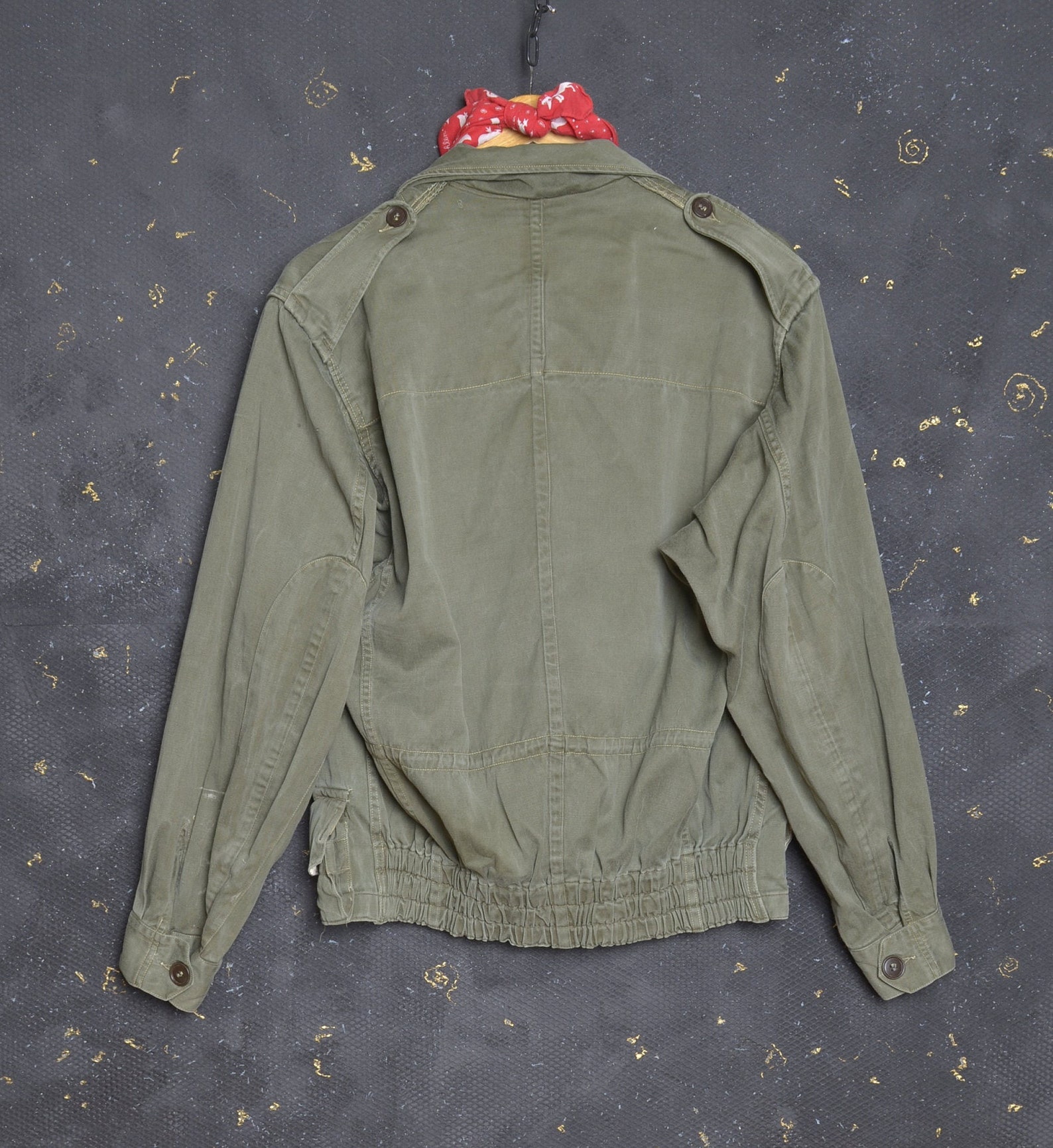 Vintage 60's French Army Jacket Military Coat Khaki Jacket Etsy