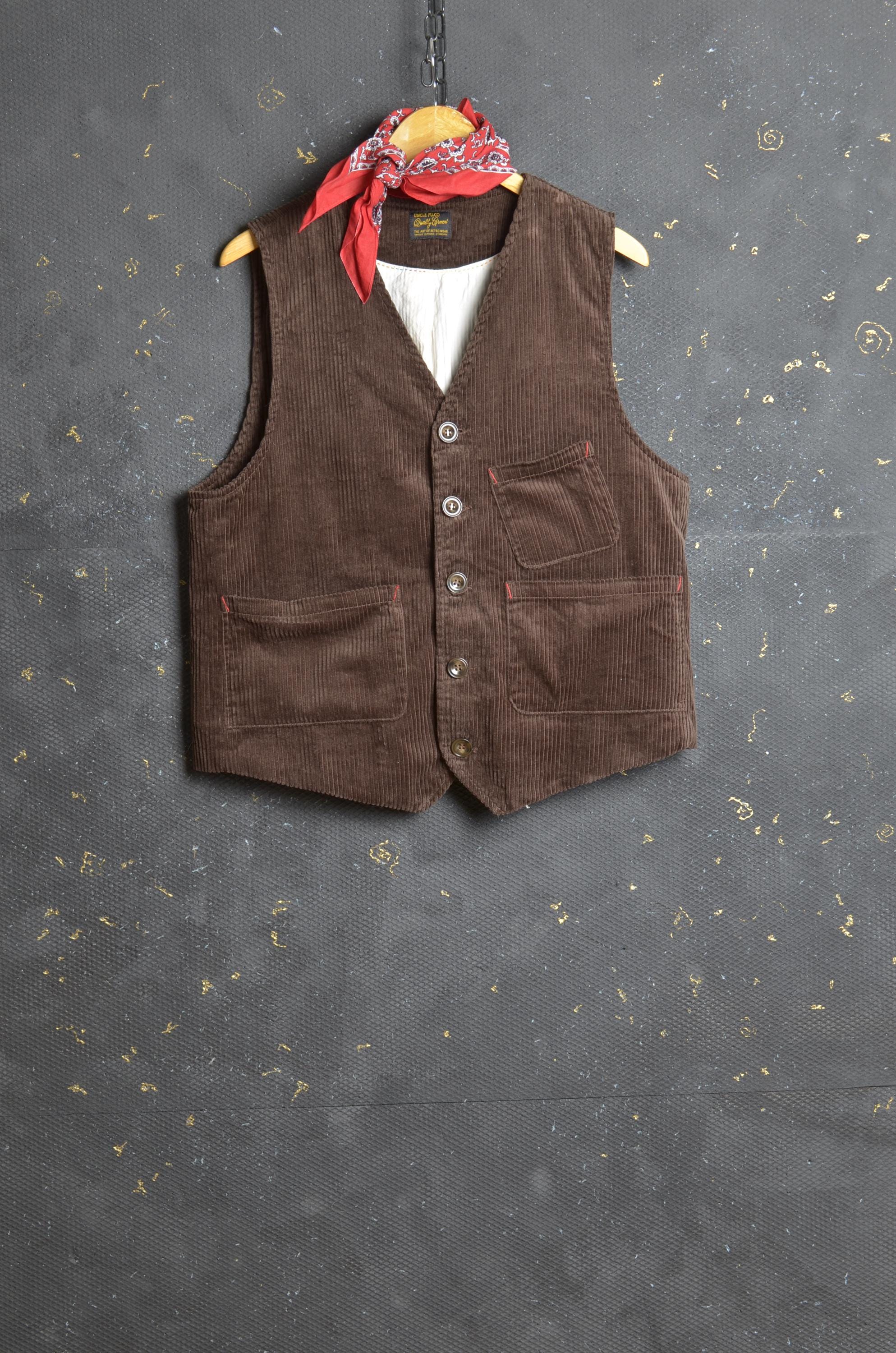 Vintage French Corduroy Vest - Etsy Vintage French Corduroy Vest - Etsy