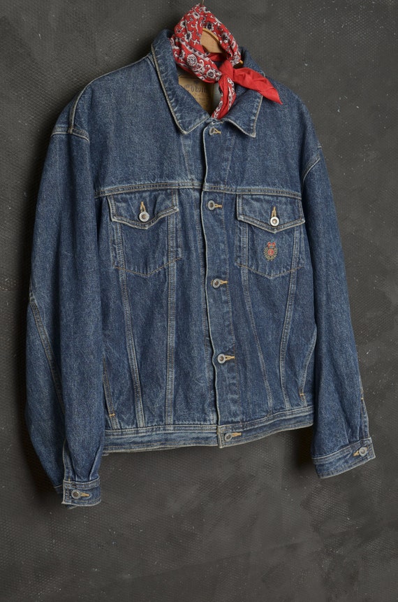Vintage 90's Denim Jacket XL Edwin Men Work Chore 