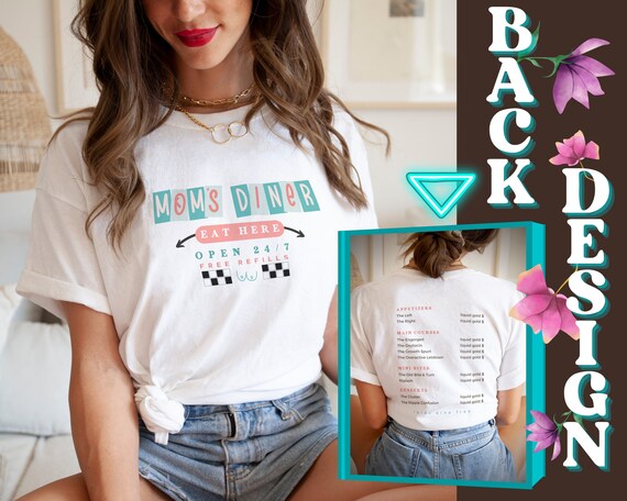 Mom's Diner Breastfeeding Shirt Nursing Top Milk Maid