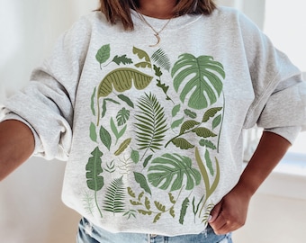 Just One More Plant Sweatshirt | Plant Mama Sweater | Plant Lady Pullover | Crazy Plant Lady | Indoor Plant Life | Gardening Shirt | Gift