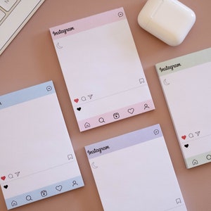 Instagram Memopad | Colorful Memopad | Memopad | Memo | Notepad | Notebook | Cute Memo | Scrapbooking | Instagram | Stationery | Moon Blush