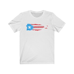 Puerto Rico Flag Unisex Jersey Short Sleeve Tee - Puerto Rican Boricua Shirt
