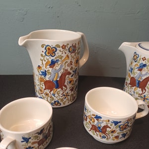 Villeroy & Boch Troubadour Ergänzungsteile. Tassen, Kaffeekanne, Krug Bild 2