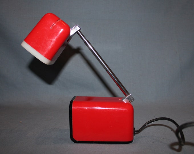 Vintage Telescopic Desk Lamp Memphis Design Black Etsy