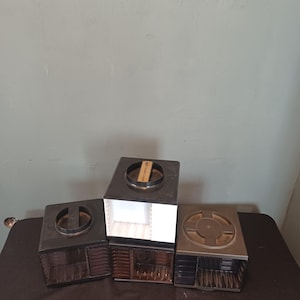 Vintage cassette carousel, cassette stand, cassette cube, cassette carousel, 70s, 80s