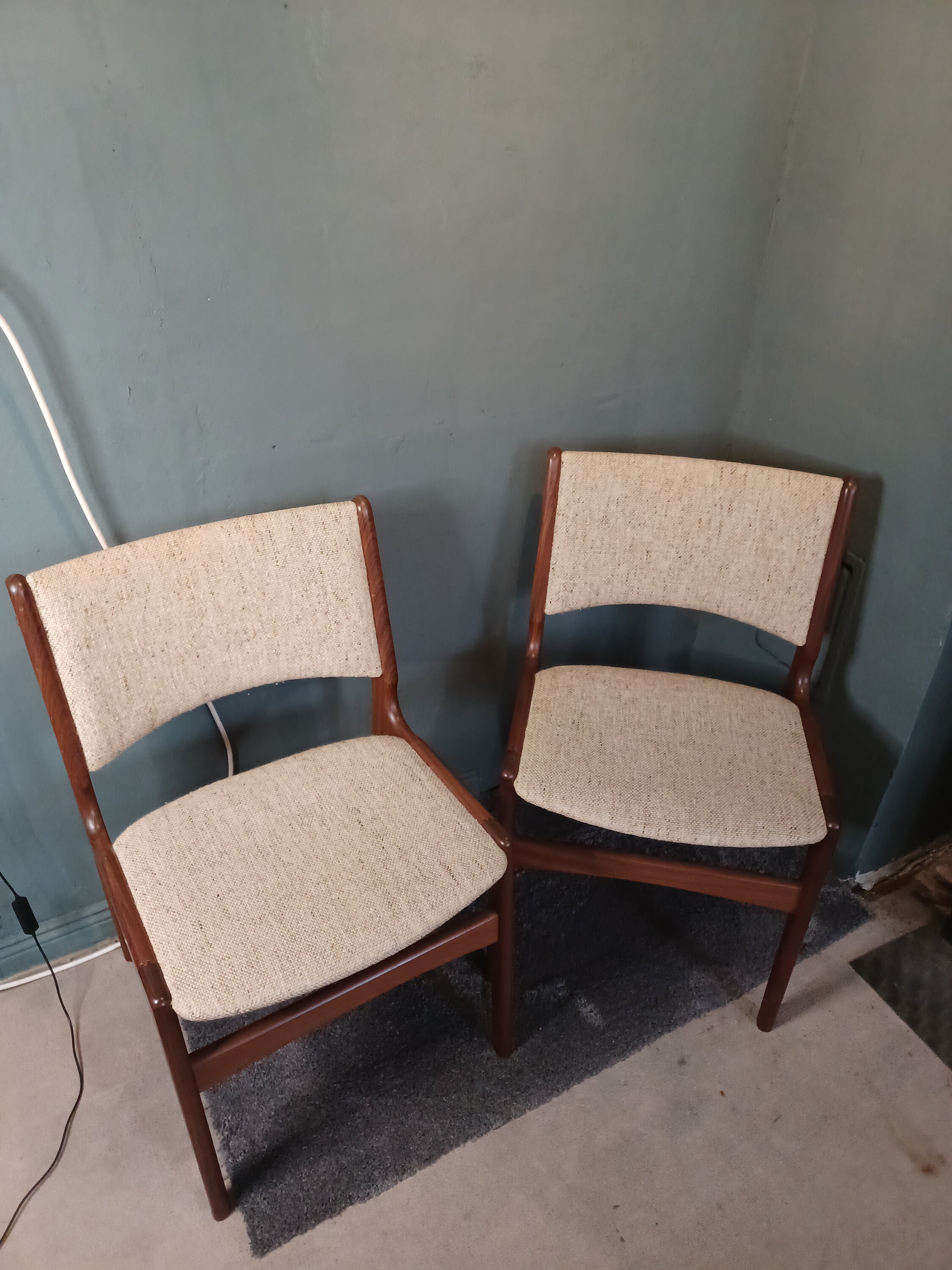 Erik Buch (Model 89) チェア リバコ 張替済 1960年代 Erik Buch (Model 89) チェア リバコ 張替済 Set of