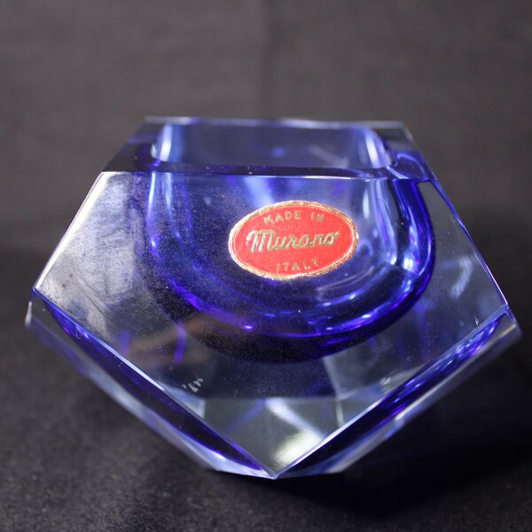Murano Glass Ashtray Etsy