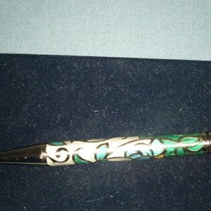 Cloisonne Owari Shippo ballpoint pen in original box NOS image 3
