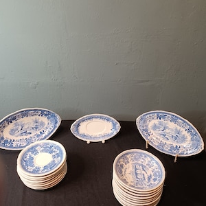 Dessert bowl / salad bowl / saucer Burgenland Blue - Villeroy & Boch Mettlach