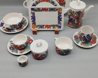 Pezzi complementari Villeroy & Boch ACAPULCO: piatto, tazza, tazza da zuppa, tazza da caffè, tazza da tè, caffettiera, zuccheriera