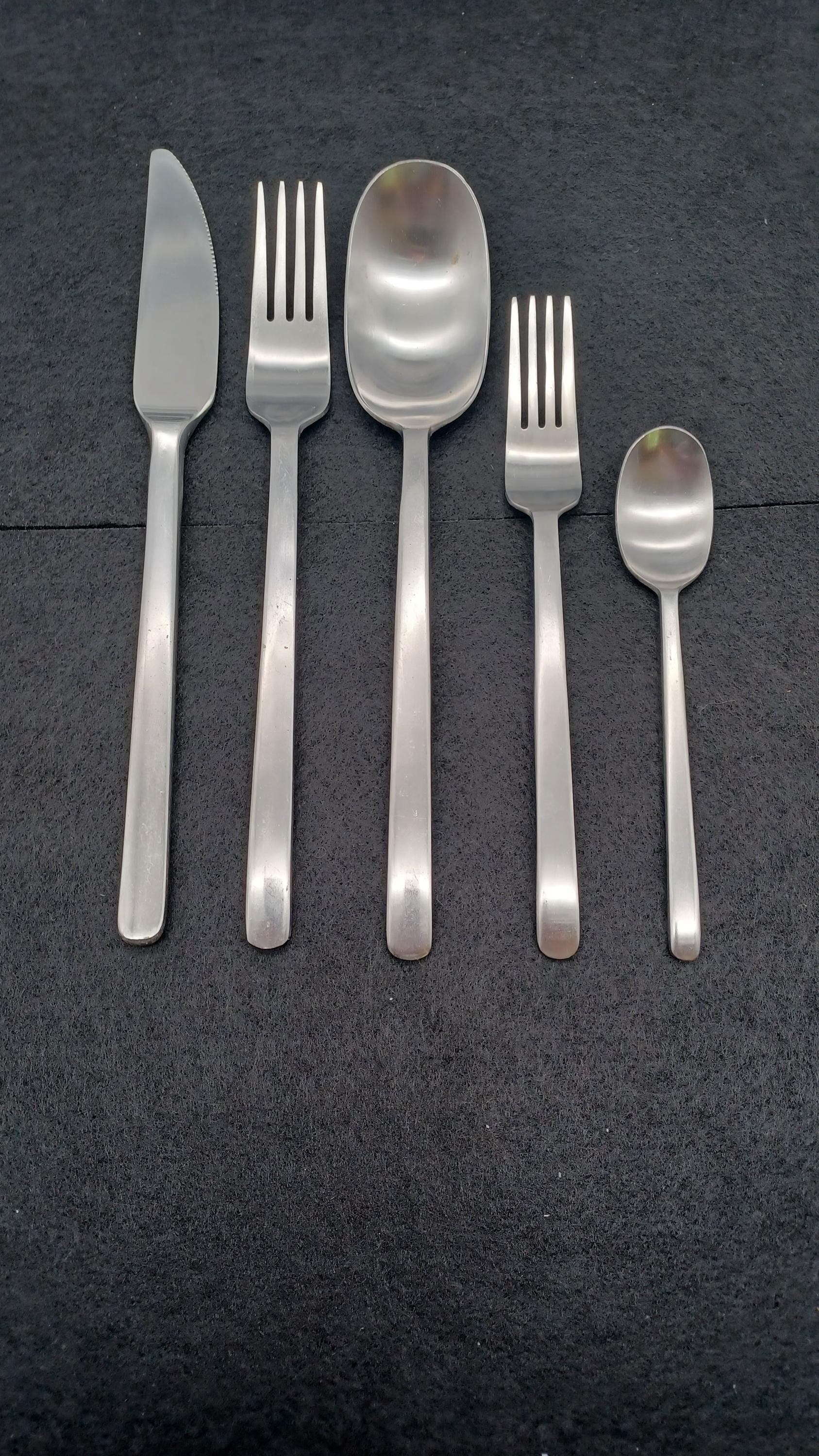 ヴィンテージ　IKEA DATA 90年代　イケア　スプーン　フォーク　ナイフ Set of 5 Vintage Ikea Data Cutlery, Stainless Steel, by Carl