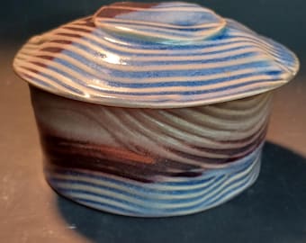Porcelain box with lid by Johan Van Loon for Rosenthal, 1970s or 1980s
