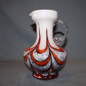 Great opaline Florence vase made in Italy