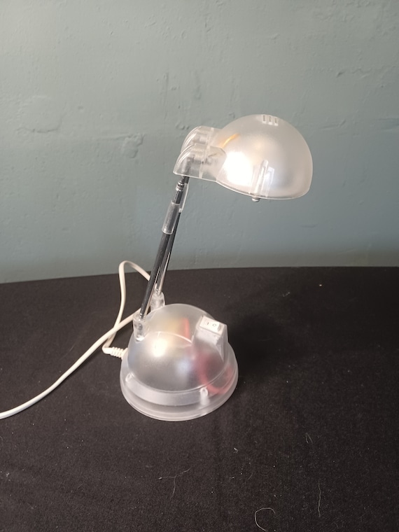 Vintage IKEA Espressivo Clear Telescopic Desk Lamp, Retro 1990s