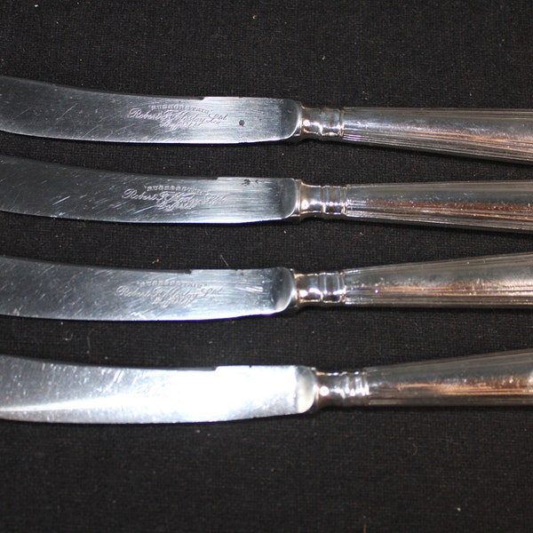 4 Fantastic Victorian Style Butter Knives Robert F. Mosby LTD Sheffield