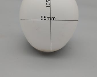 Small spheres of frosted glass lampshades with a diameter of approximately 95 mm.