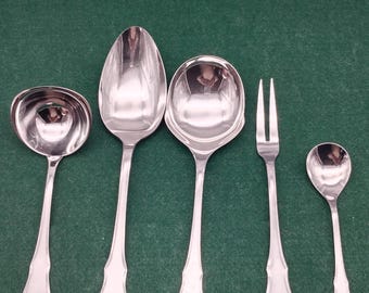 Serving utensils WMF Würzburger Facette Cromargan