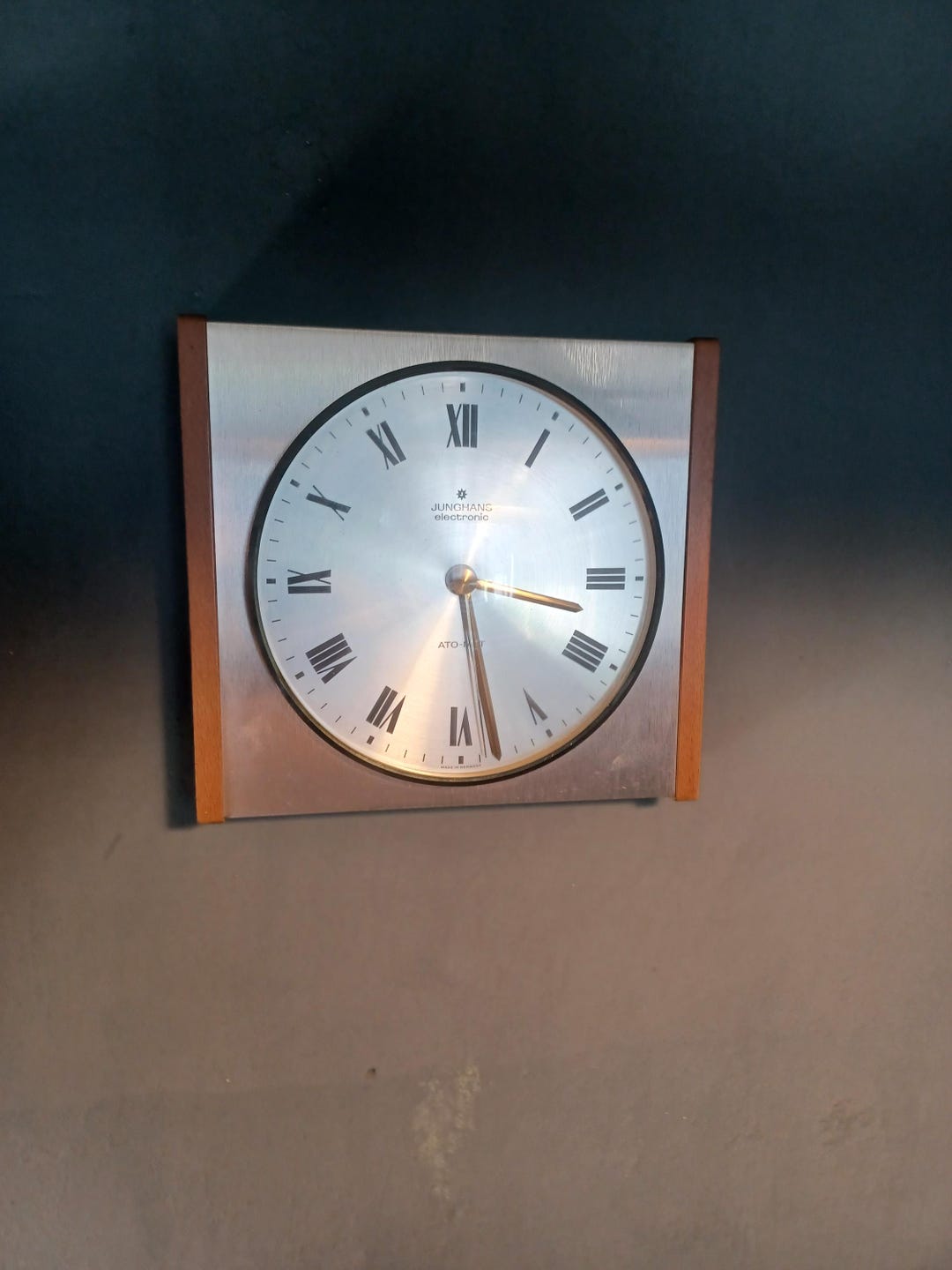 Mid Century Junghans Electronic ATO-MAT Wall Clock. - Etsy Mid Century Junghans Electronic ATO-MAT Wall Clock. - Etsy